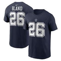 DaRon Bland Dallas Cowboys Player Name & Number T-Shirt Navy - Nike
