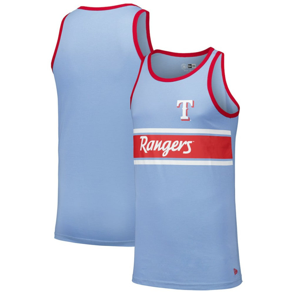 Texas Rangers New Era Jersey Ringer Tank Top Online