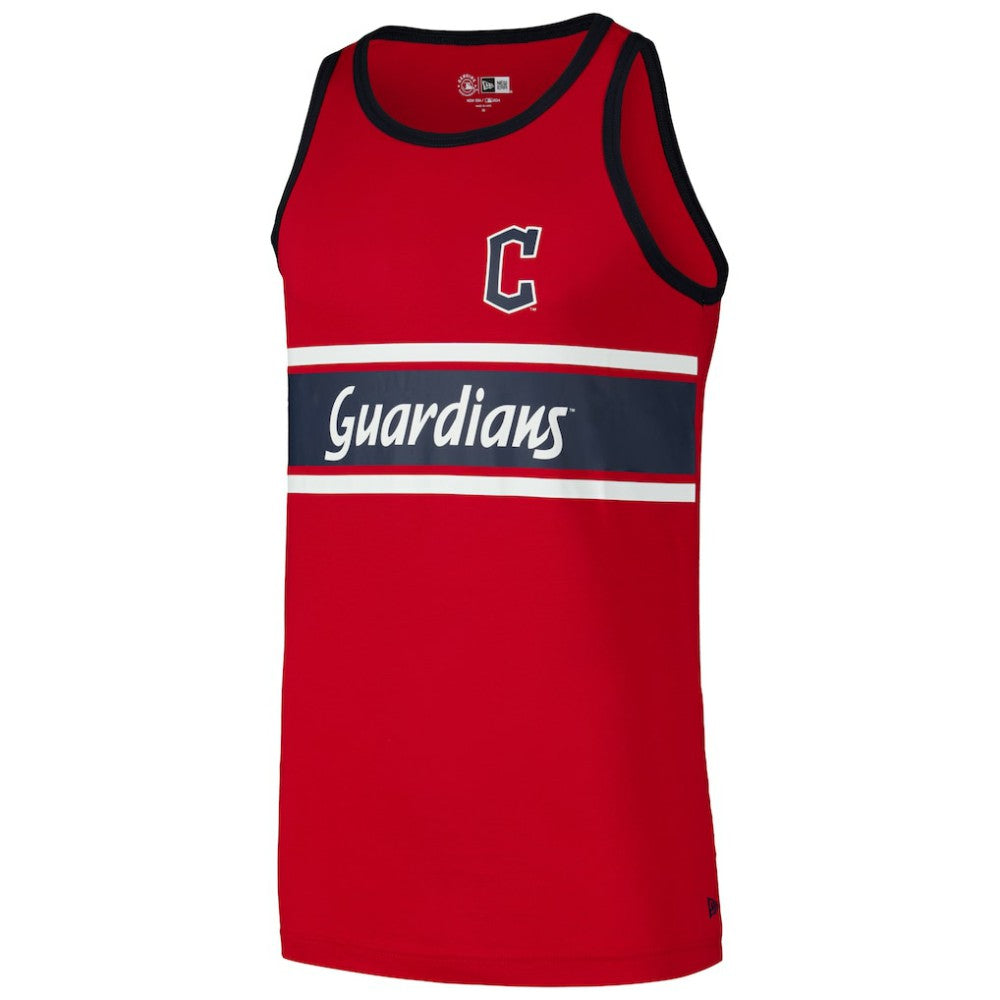 Cleveland Guardians New Era Jersey Ringer Tank Top Sale