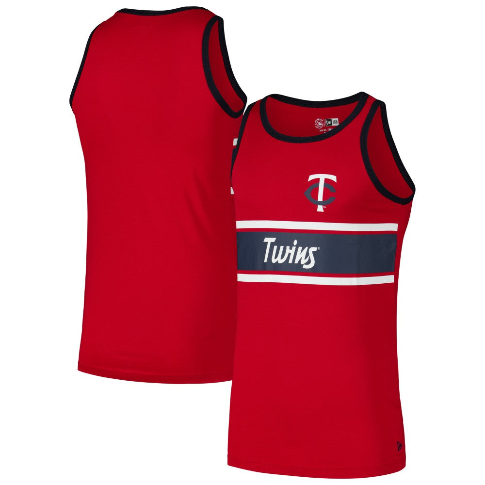 Minnesota Twins New Era Jersey Ringer Tank Top Clearance