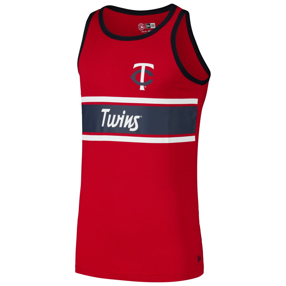 Minnesota Twins New Era Jersey Ringer Tank Top Clearance