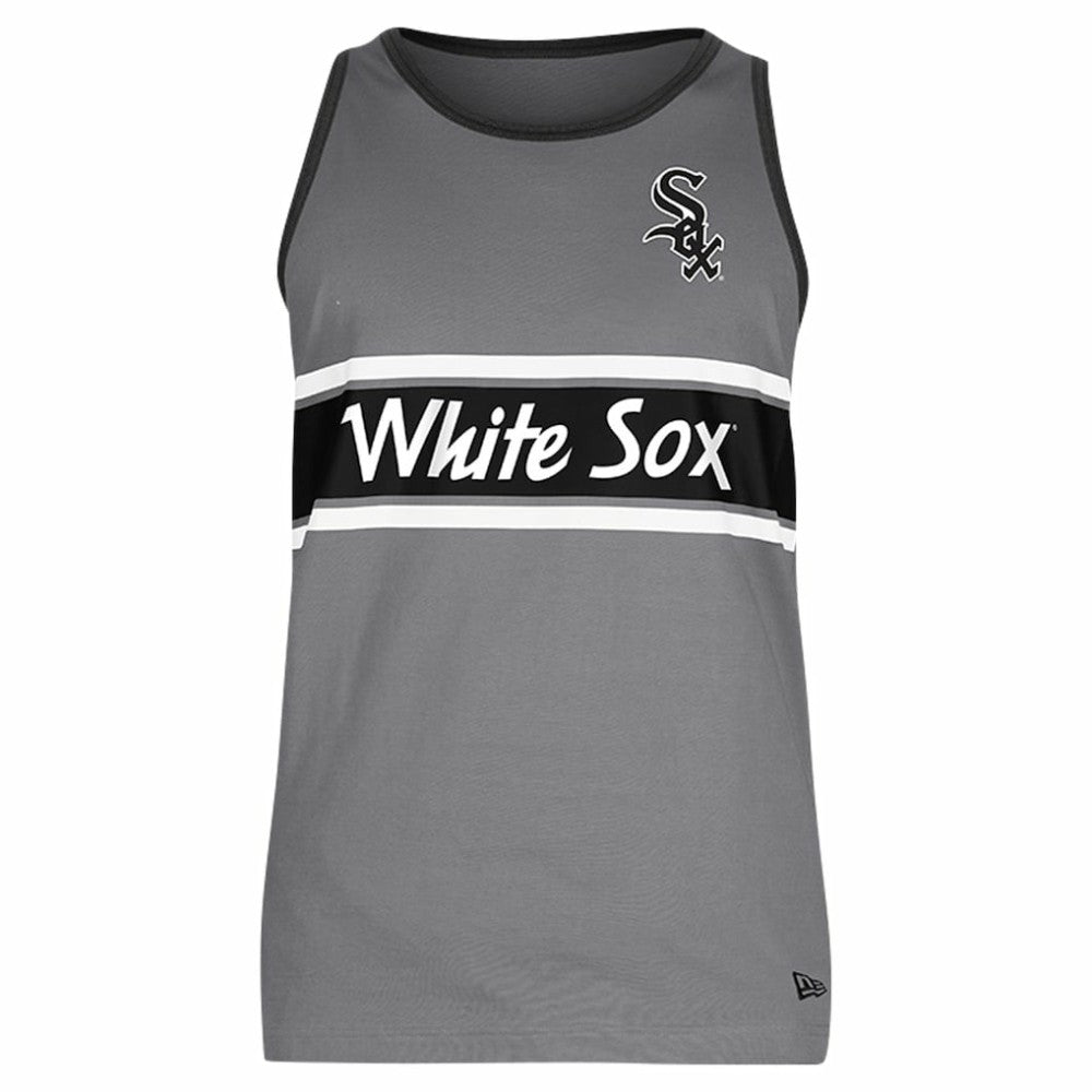 Chicago White Sox New Era Jersey Ringer Tank Top discount