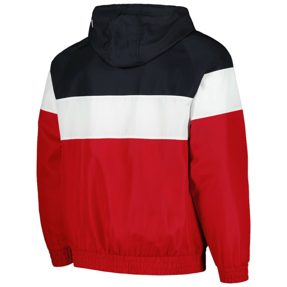 St. Louis Cardinals New Era Ripstop Raglan Quarter-Zip Hoodie Windbreaker Jacket Clearance