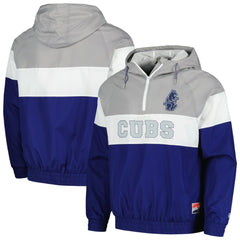 Chicago Cubs New Era Ripstop Raglan Quarter-Zip Hoodie Windbreaker Jacket Online