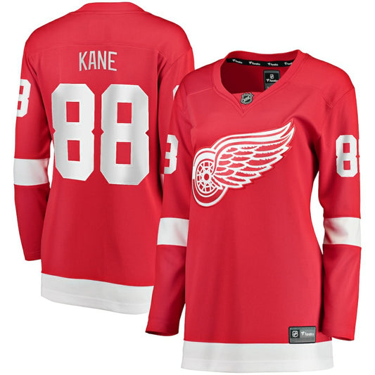 Patrick Kane Detroit Red Wings Fanatics Women's Home Breakaway Player Jersey - Red | NHL Jerseys