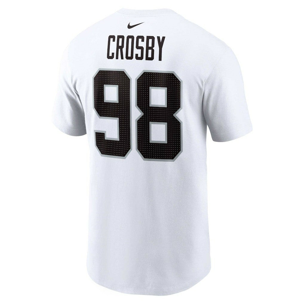 Maxx Crosby Las Vegas Raiders Player Name & Number T-Shirt White - Nike
