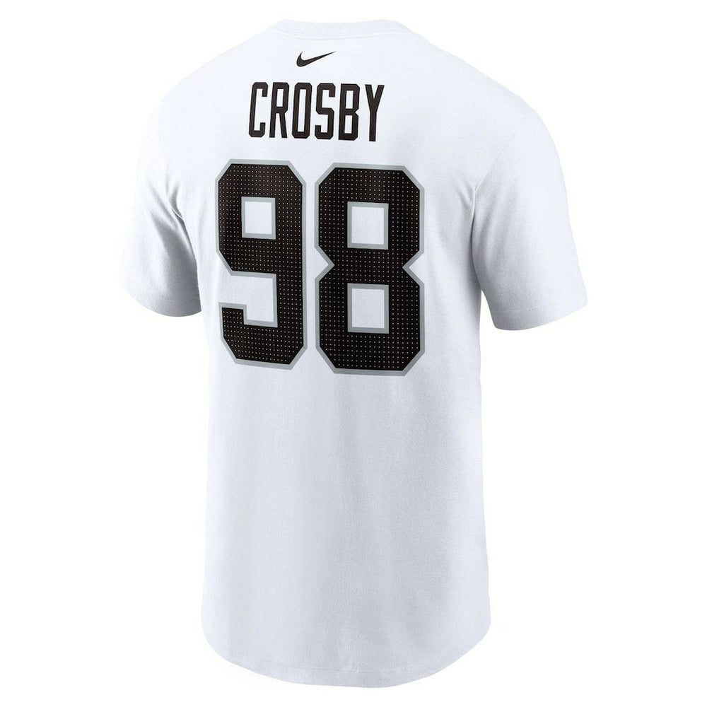 Maxx Crosby Las Vegas Raiders Player Name & Number T-Shirt White - Nike