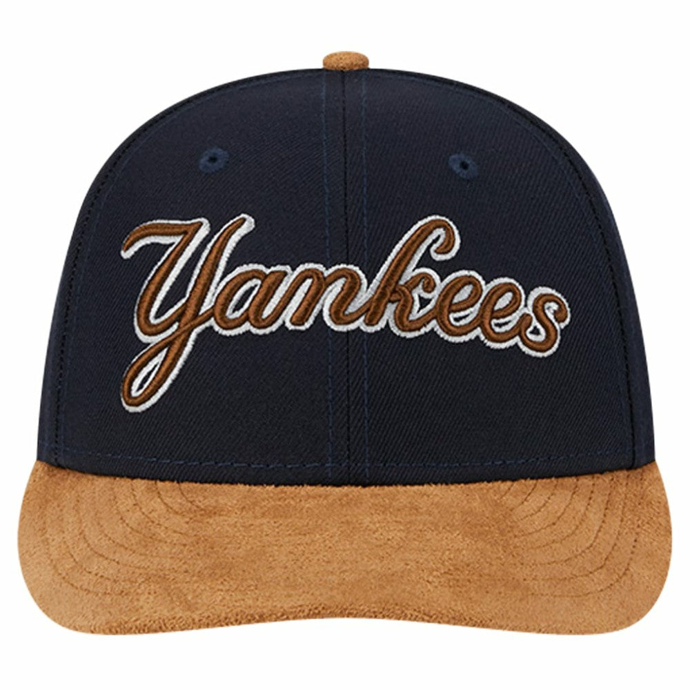New York Yankees New Era Team Suede Visor Low Profile 59FIFTY Fitted Hat Clearance