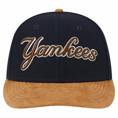 New York Yankees New Era Team Suede Visor Low Profile 59FIFTY Fitted Hat Clearance