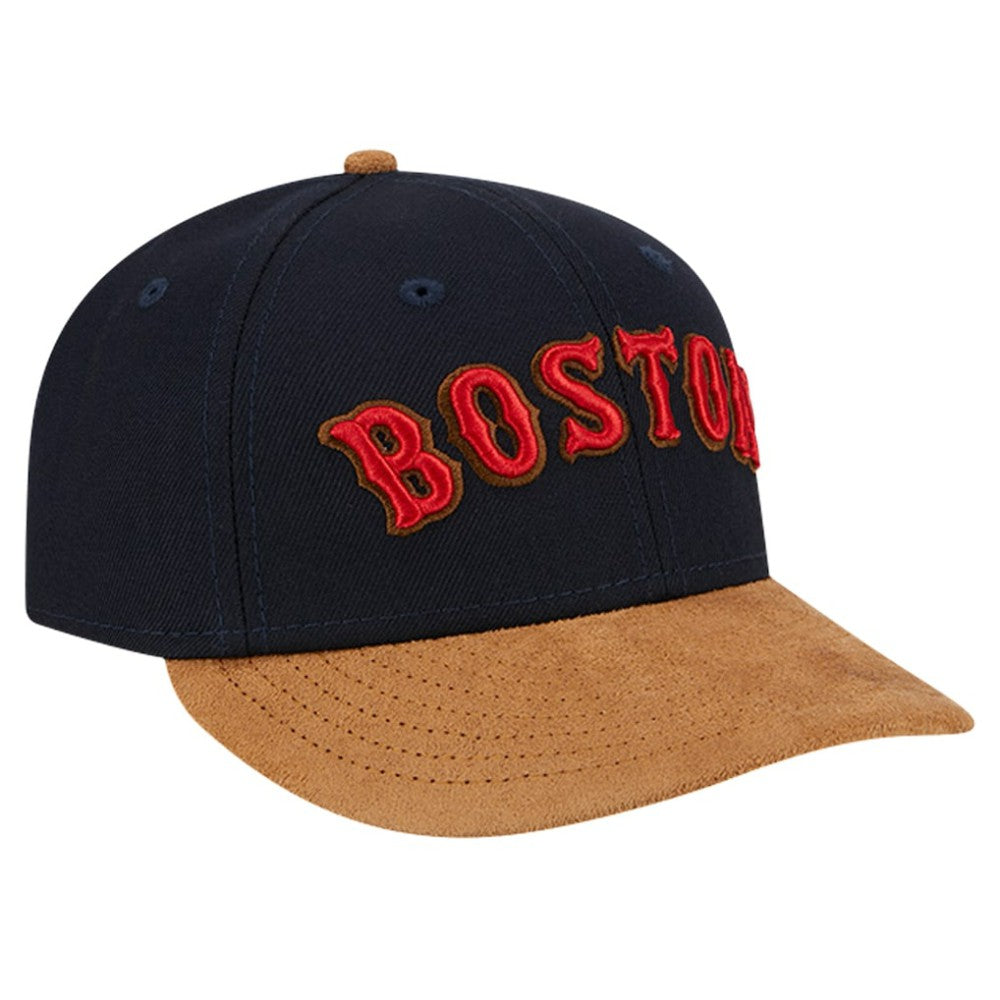 Boston Red Sox New Era Team Suede Visor Low Profile 59FIFTY Fitted Hat Near Me