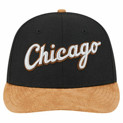 Chicago White Sox New Era Team Suede Visor Low Profile 59FIFTY Fitted Hat Clearance