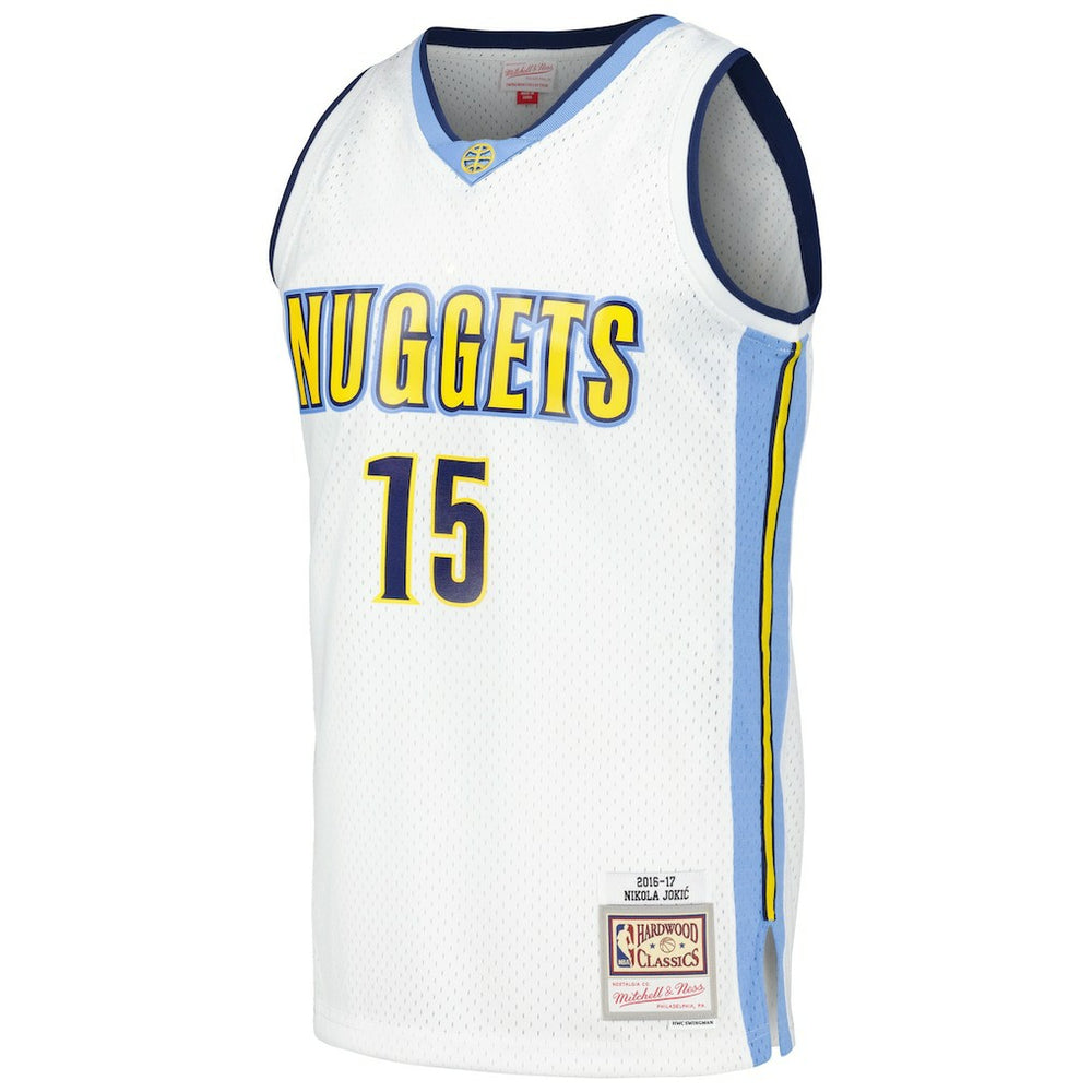 Mitchell & Ness - Nikola Jokic Denver Nuggets 2016/17 Throwback Swingman Jersey - White