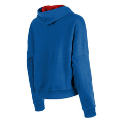 Buffalo Bills New Era Women's Throwback Boxy Pullover Hoodie Royal - NFL