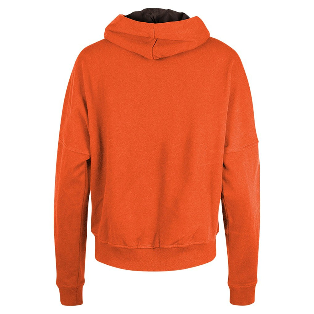 Cleveland Browns New Era Women's Throwback Boxy Pullover Hoodie Orange - NFL