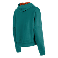 Miami Dolphins New Era Women's Throwback Boxy Pullover Hoodie Aqua - NFL