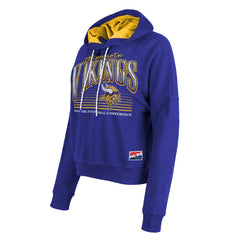 Minnesota Vikings New Era Women's Boxy Pullover Hoodie Purple - NFL