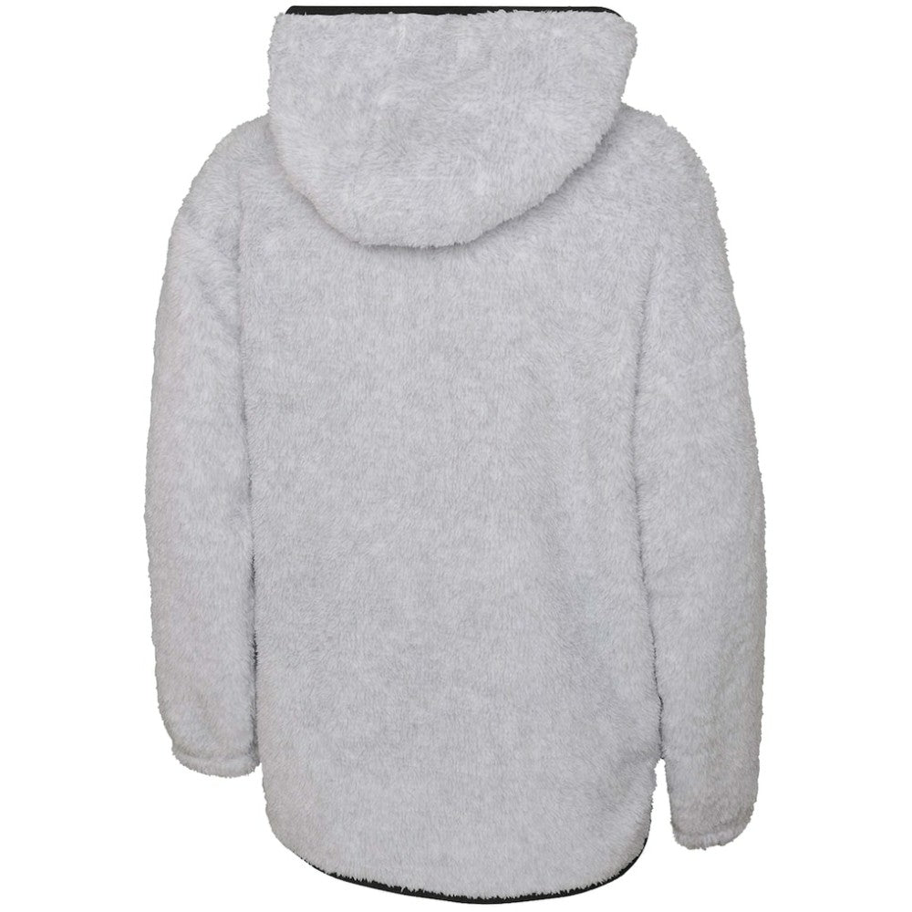 New Jersey Devils - Girls Youth Ultimate Teddy Fleece Pullover Hoodie Gray