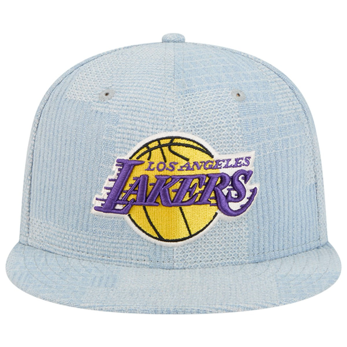 New Era - Los Angeles Lakers Injection Denim Patchwork 9FIFTY Snapback Hat - Denim