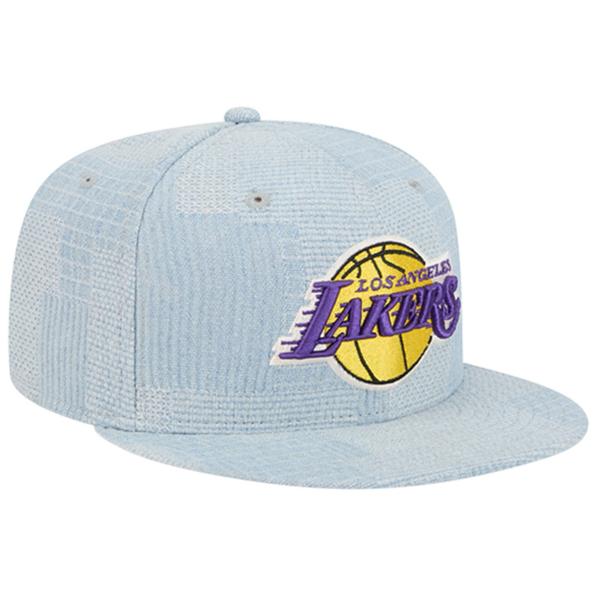 New Era - Los Angeles Lakers Injection Denim Patchwork 9FIFTY Snapback Hat - Denim