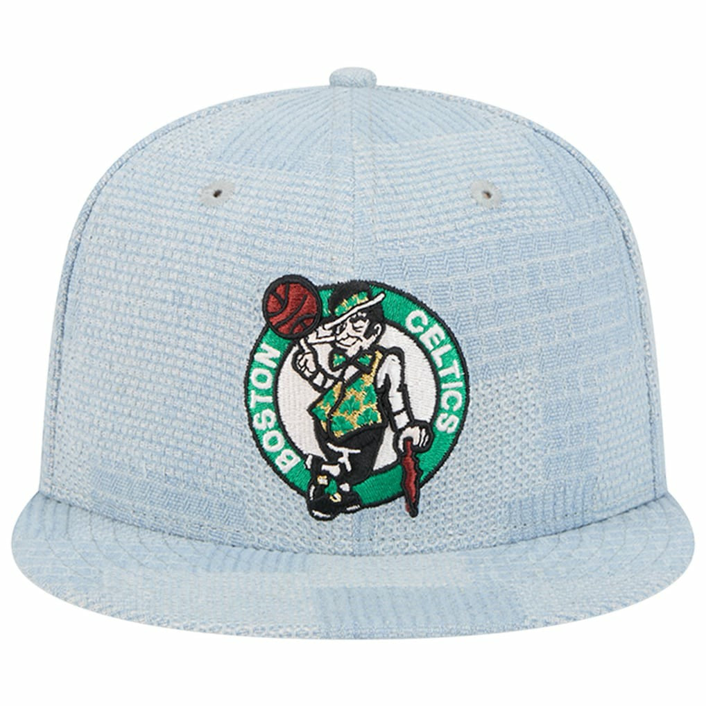 New Era - Boston Celtics Injection Denim Patchwork 9FIFTY Snapback Hat - Denim