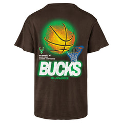 47 brand - Milwaukee Bucks '47 Vintage Tubular Dagger Tradition Premium T-Shirt - Brown