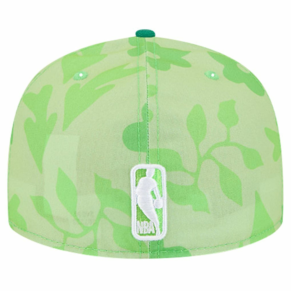 New Era - Boston Celtics Palm Fronds 2-Tone 59FIFTY Fitted Hat - Kelly Green