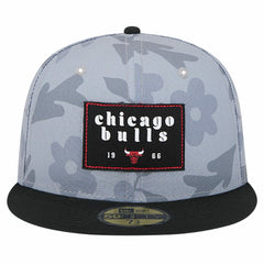 New Era - Chicago Bulls Palm Fronds 2-Tone 59FIFTY Fitted Hat - Gray