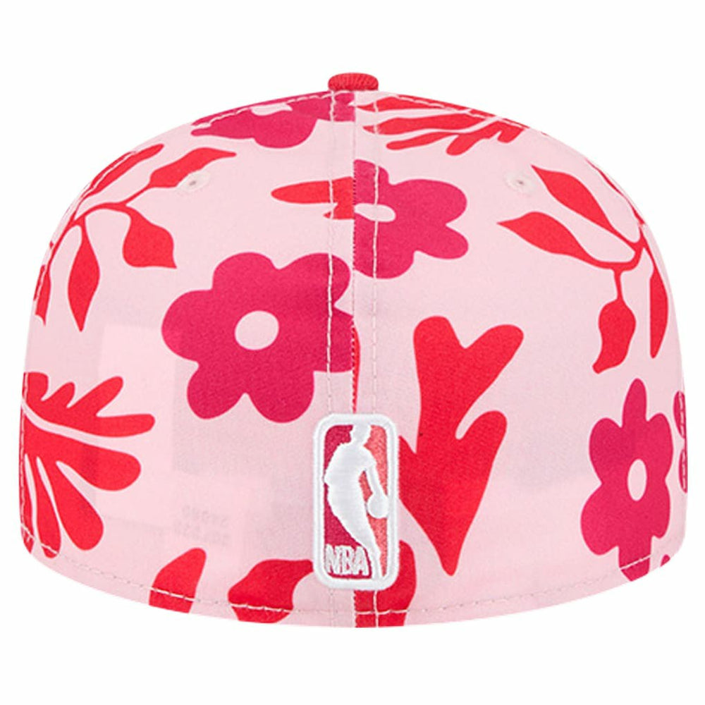 New Era - Atlanta Hawks Palm Fronds 2-Tone 59FIFTY Fitted Hat - Red