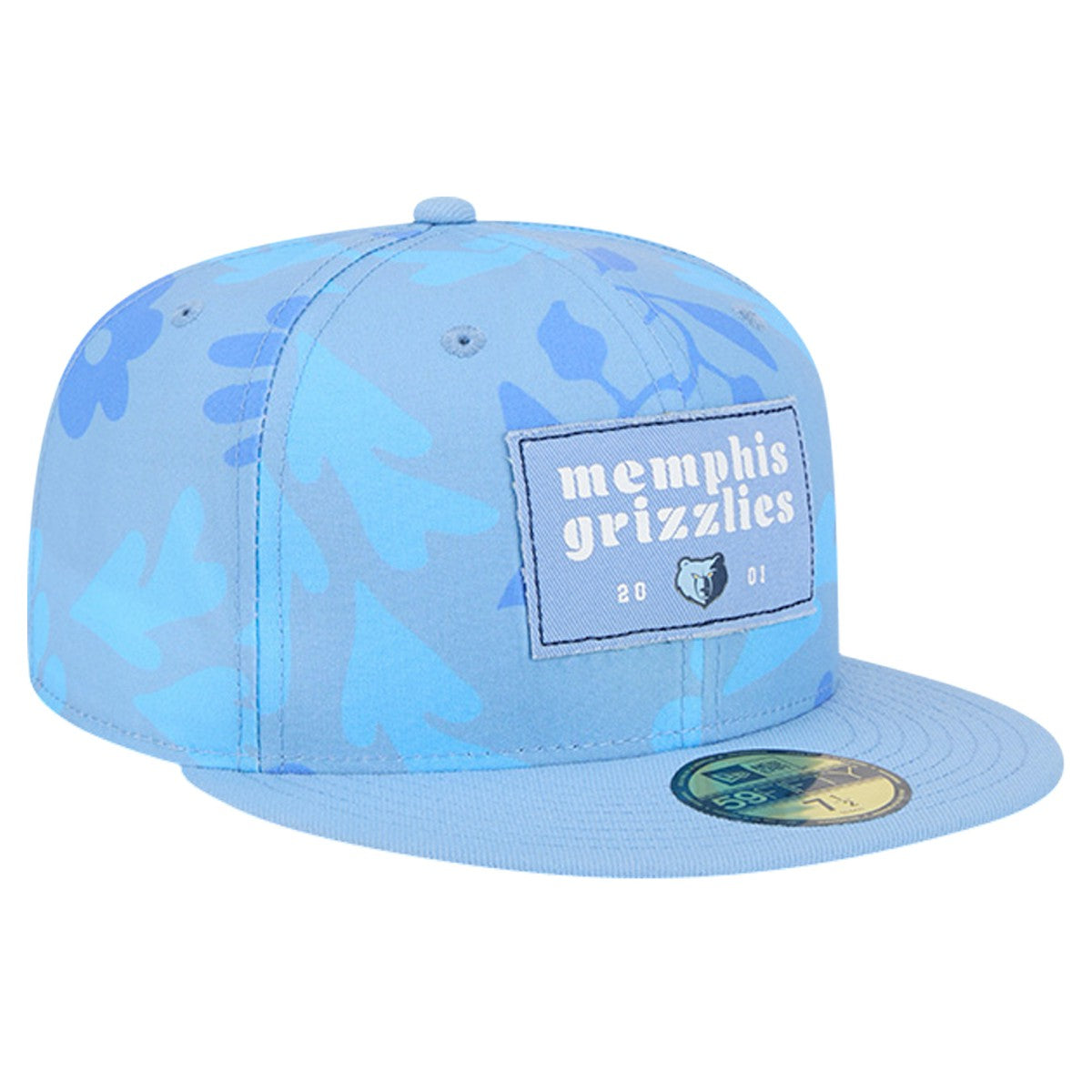New Era - Memphis Grizzlies Palm Fronds 2-Tone 59FIFTY Fitted Hat - Blue