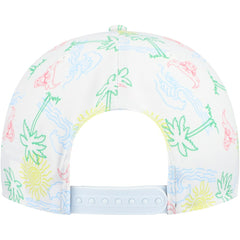 New Era - Chicago Bulls Palm Trees and Waves Golfer Adjustable Hat - White