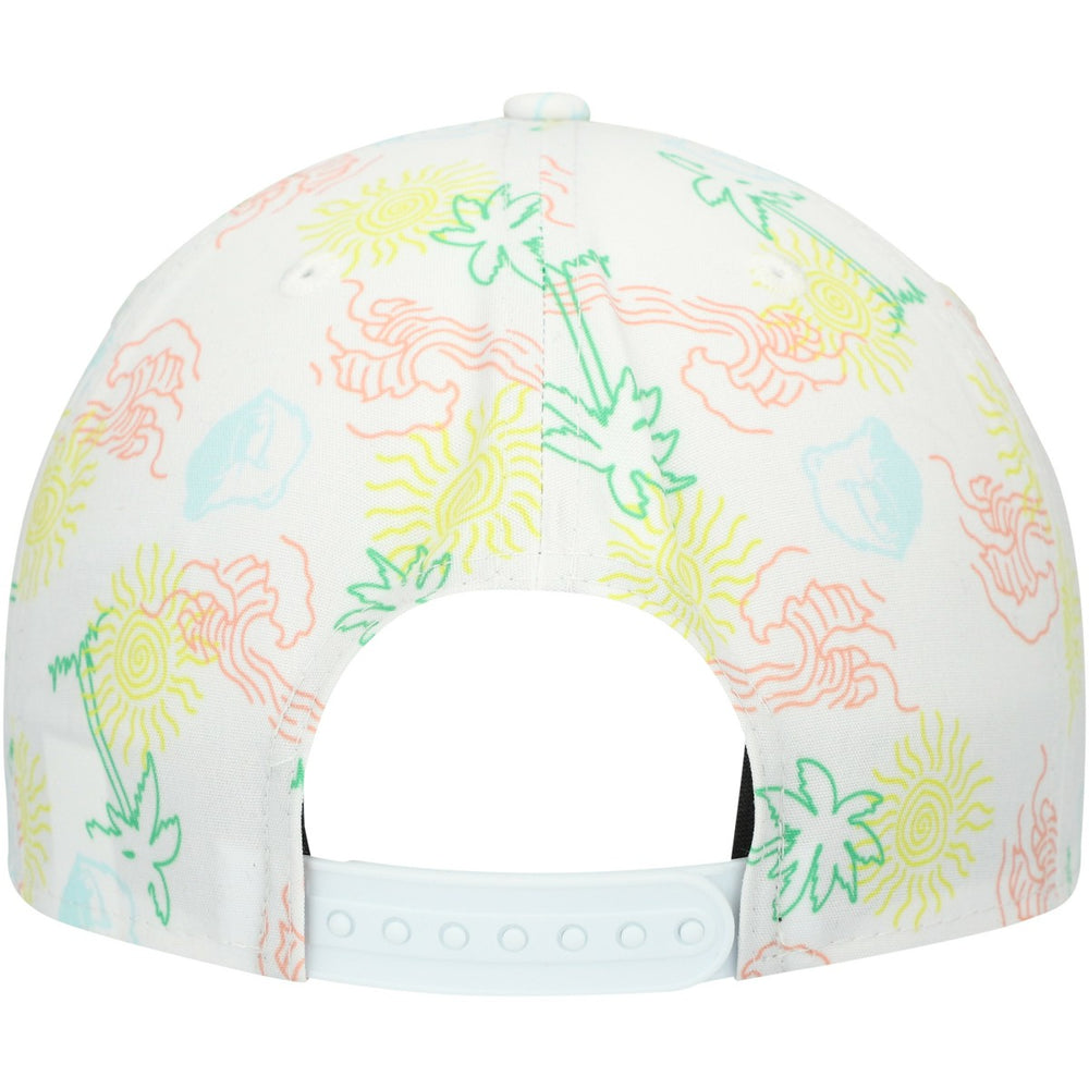 New Era - Memphis Grizzlies Palm Trees and Waves Golfer Adjustable Hat - White