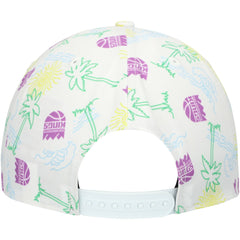 New Era - Sacramento Kings Palm Trees and Waves Golfer Adjustable Hat - White
