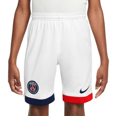 Nike Paris Saint-Germain Youth 2024/25 Away Stadium Shorts - White