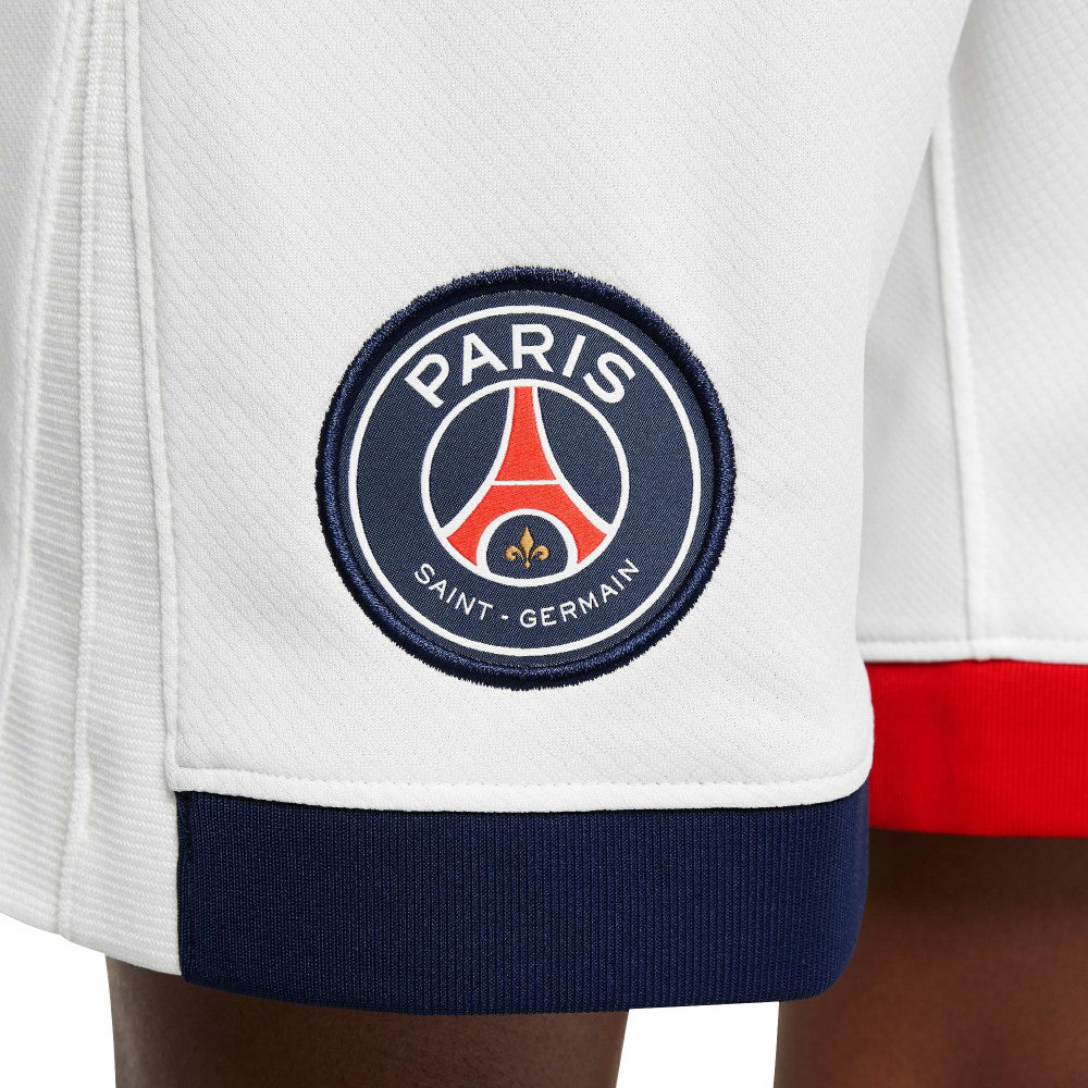 Nike Paris Saint-Germain Youth 2024/25 Away Stadium Shorts - White