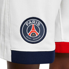 Nike Paris Saint-Germain Youth 2024/25 Away Stadium Shorts - White