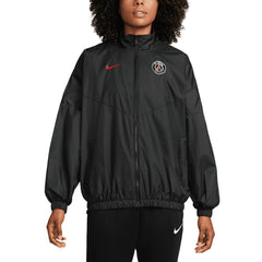 Nike Paris Saint-Germain Women's Essential Windrunner Full-Zip Jacket - Black