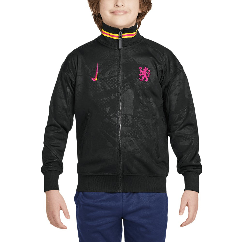 Nike Chelsea Youth 2024/25 Third Academy Pro Anthem Full Zip Jacket  - Black