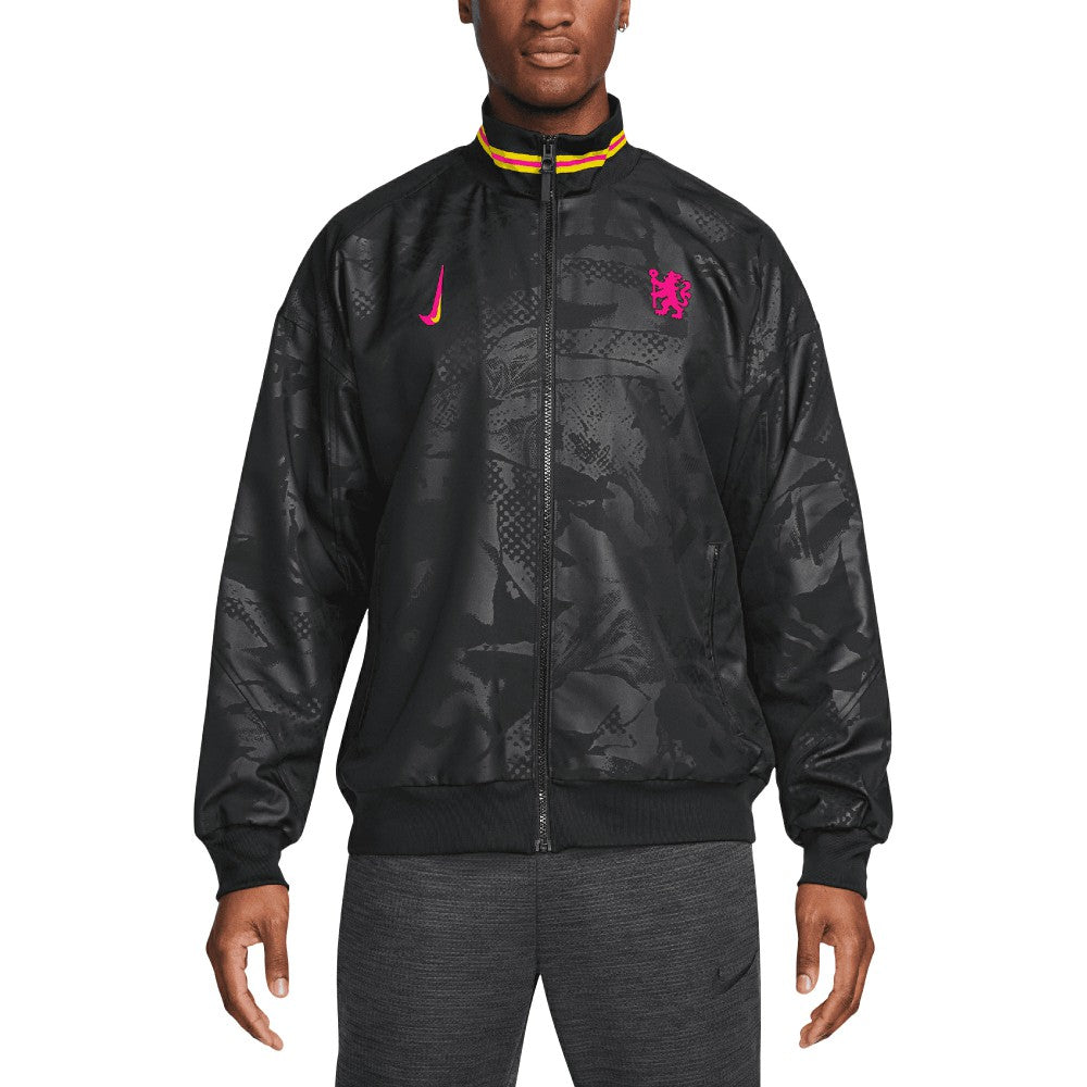 Nike Chelsea 2024/25 Third Strike Anthem Full-Zip Jacket - Black