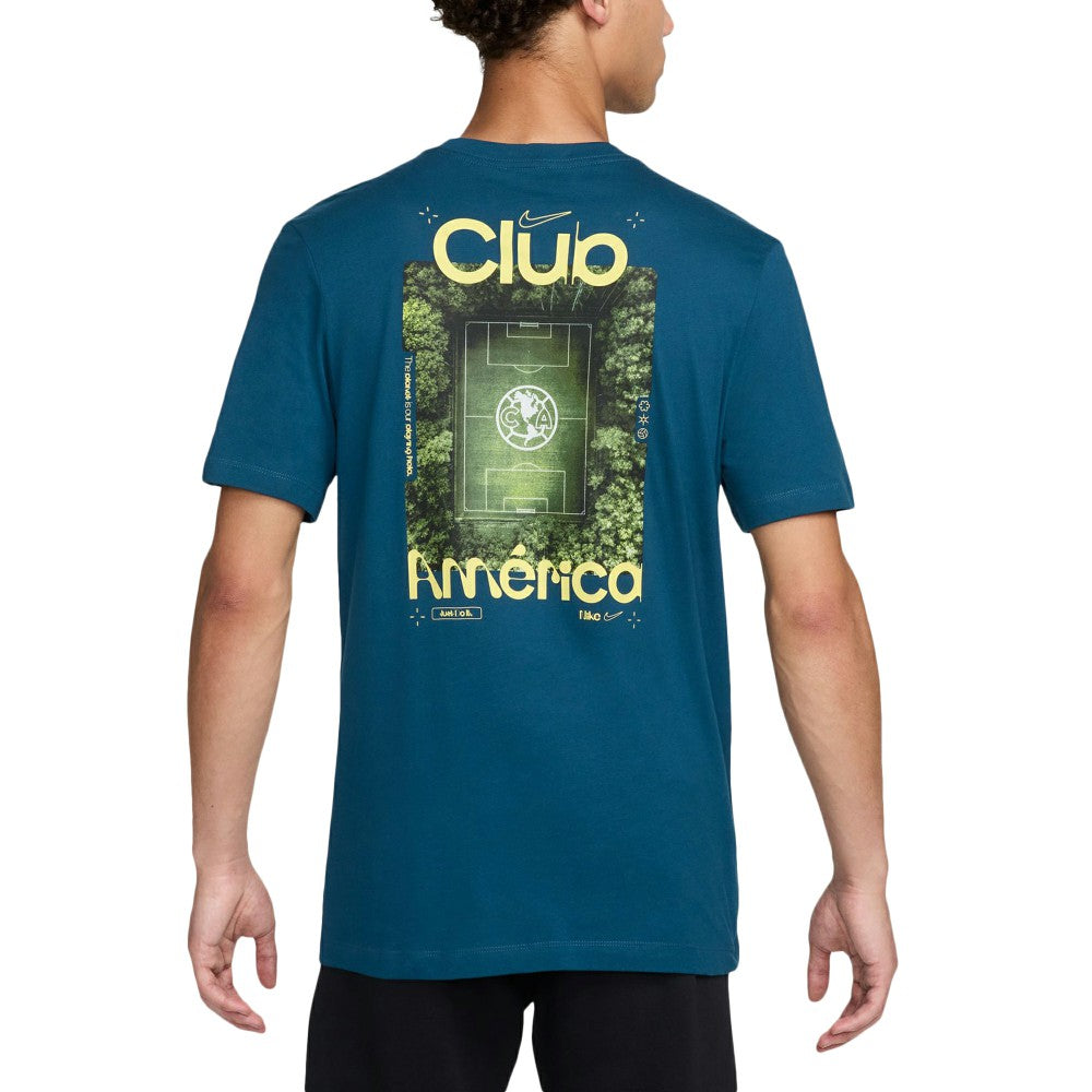 Nike Club America Photo T-Shirts - Blue