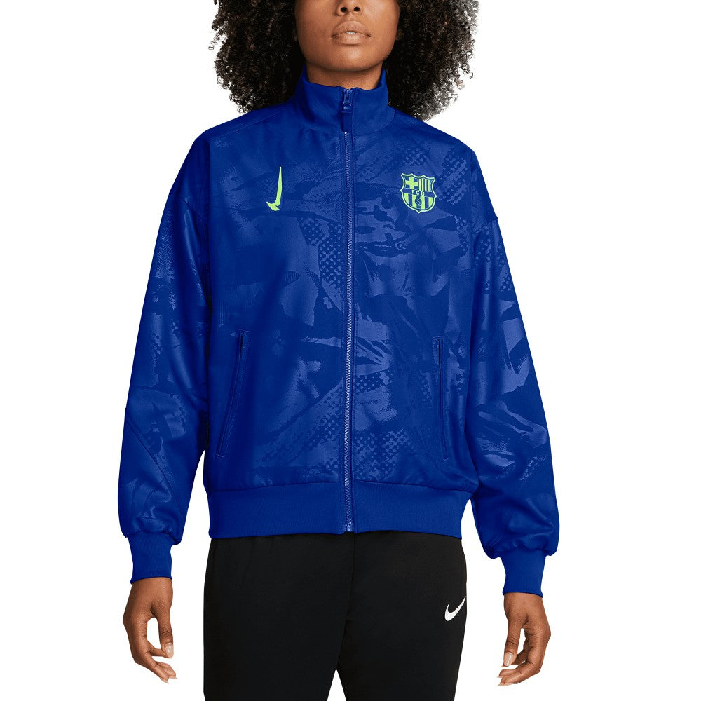 Nike Barcelona Women's 2024/25 Third Strike Anthem Performance Full-Zip Jacket - Royal