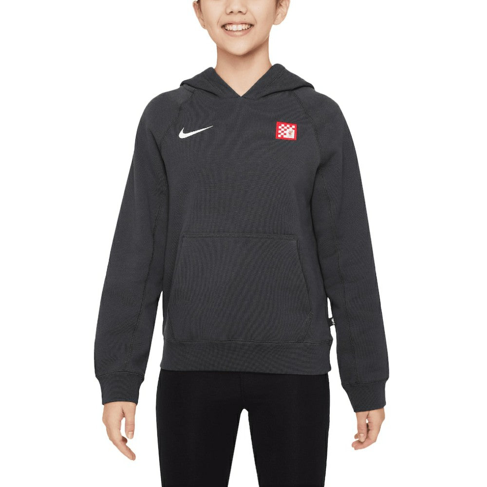 Nike Liverpool Youth Third Air Pullover Hoodie - Black