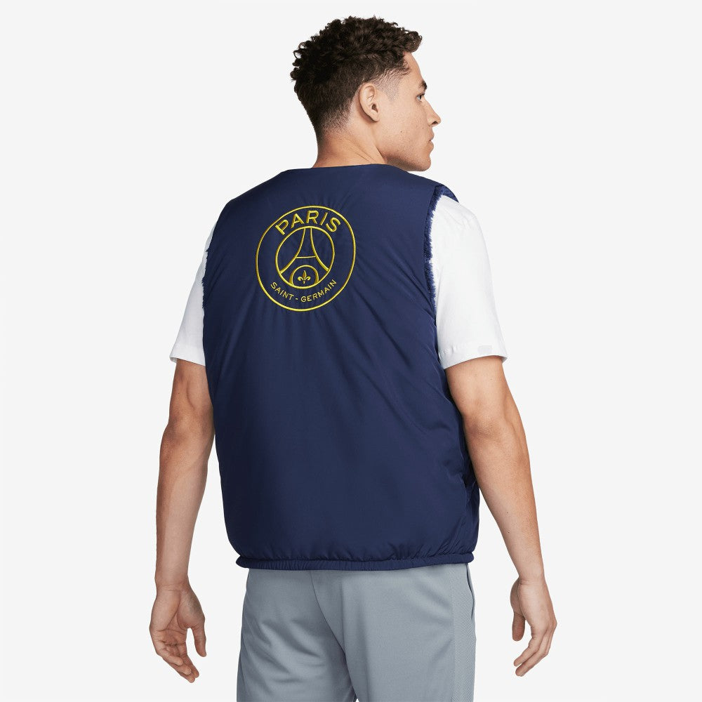 Nike Paris Saint-Germain Club+ Winterized Reversible Full-Zip Vest - Navy