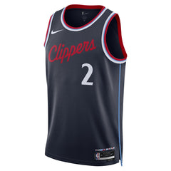 Nike - Kawhi Leonard LA Clippers Unisex 2024/25 Swingman Jersey - Navy - Icon Edition