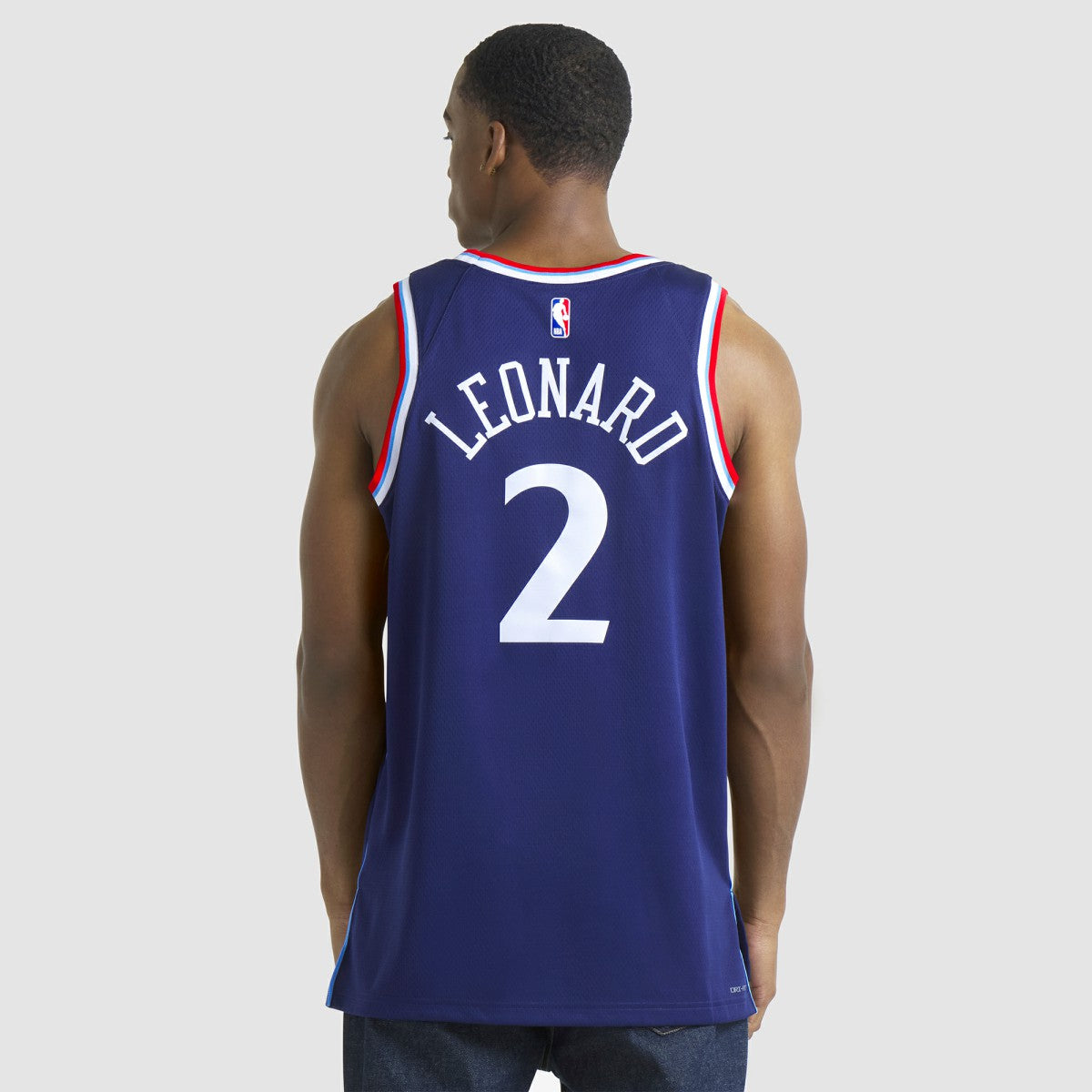 Nike - Kawhi Leonard LA Clippers Unisex 2024/25 Swingman Jersey - Navy - Icon Edition