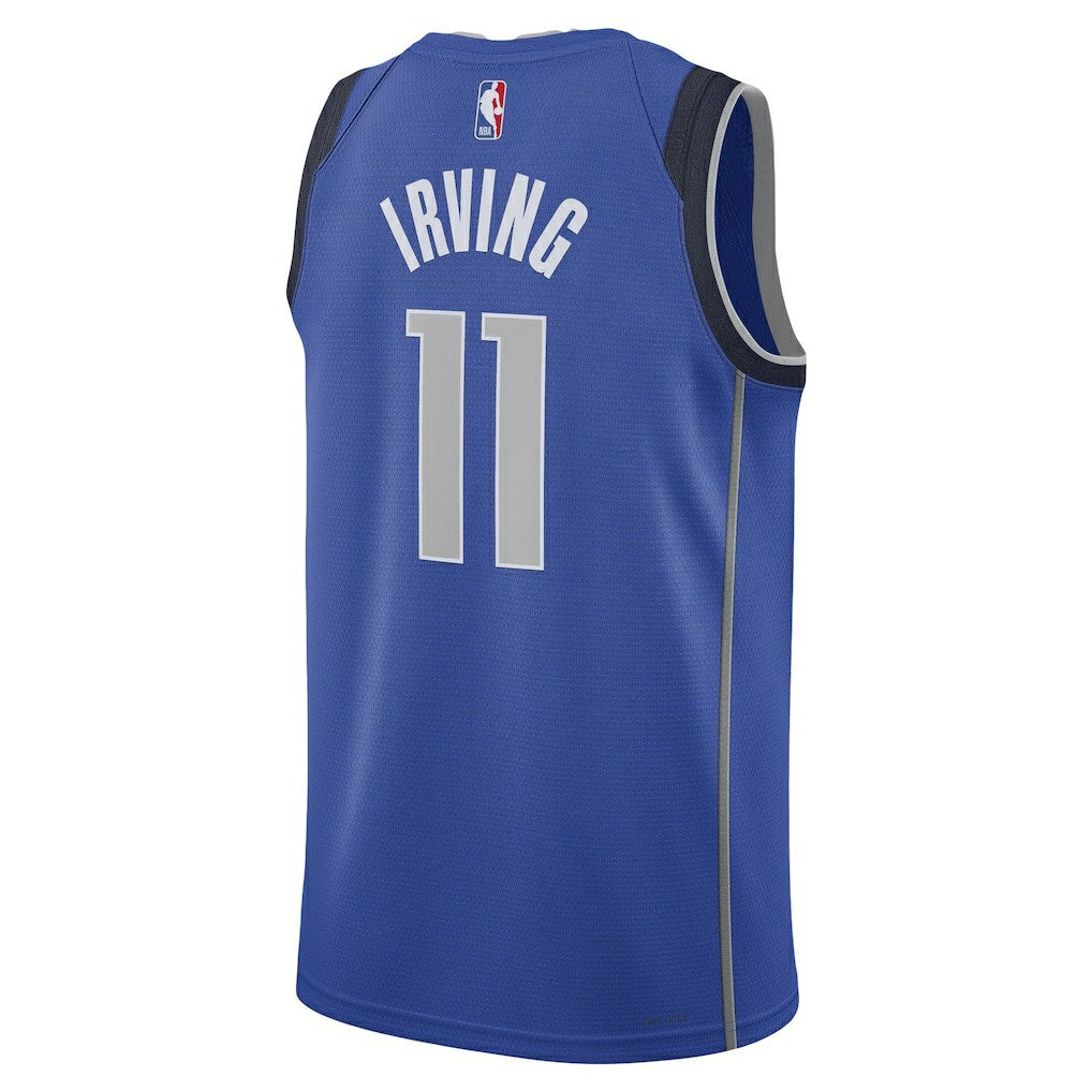 Nike - Kyrie Irving Dallas Mavericks Unisex Swingman Jersey - Icon Editi- Blue
