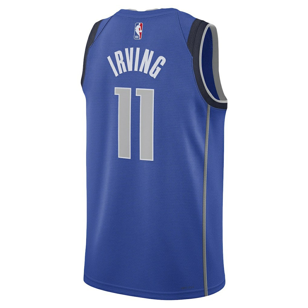 Nike - Kyrie Irving Dallas Mavericks Unisex Swingman Jersey - Icon Editi- Blue