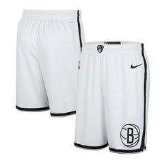 Nike - Brooklyn Nets 2024/25 Association Edition Swingman Shorts - White