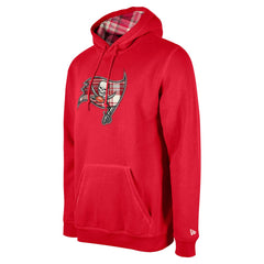 Tampa Bay Buccaneers New Era 3rd Down Plaid Pullover Hoodie Red - NFL