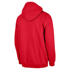 San Francisco 49ers New Era 3rd Down Plaid Pullover Hoodie Scarlet - NFL