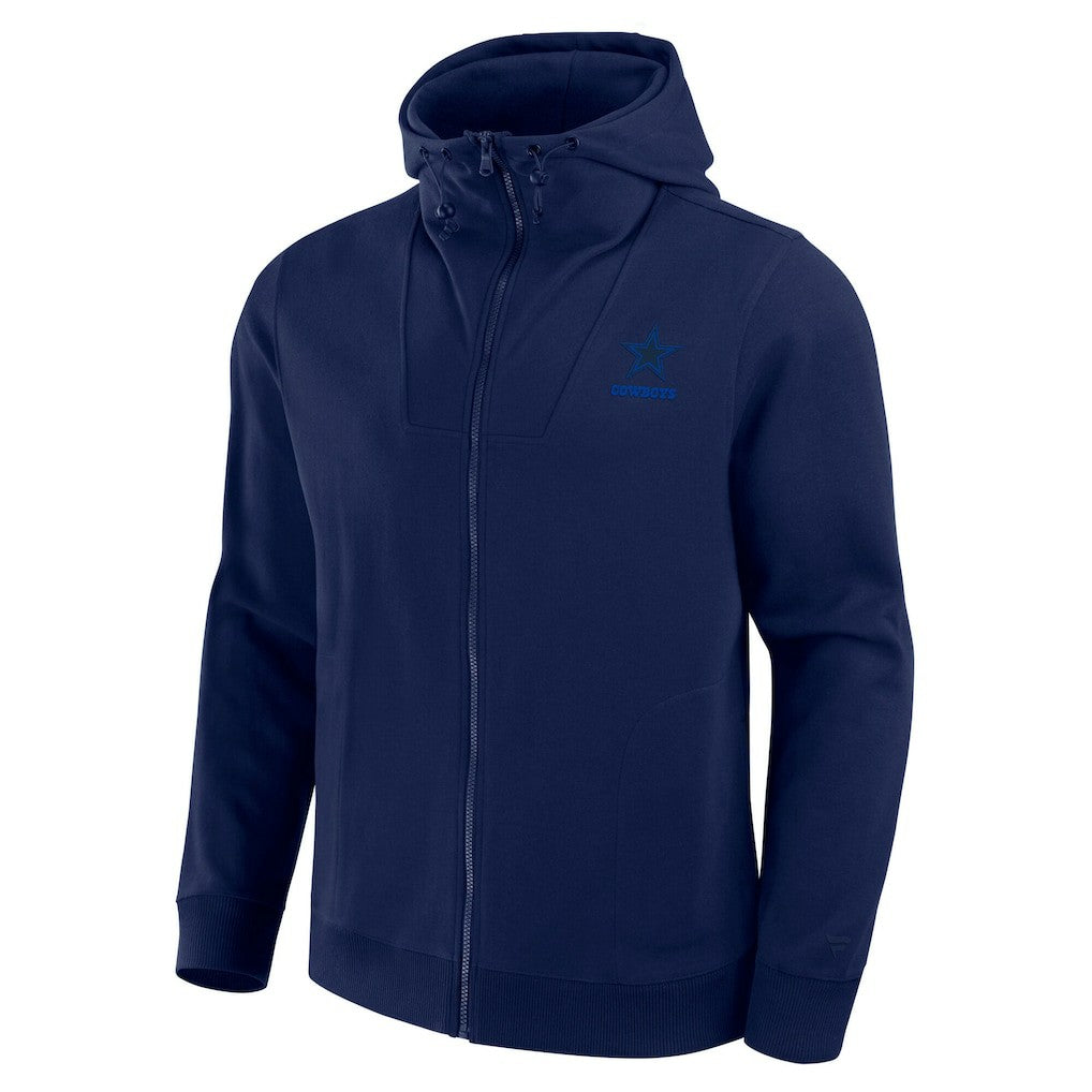 Dallas Cowboys Unisex Front Office Full-Zip Hoodie Navy - Fanatics
